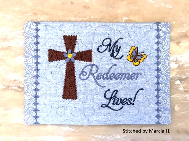 Redeemer Mug Rug Oregonpatchworks