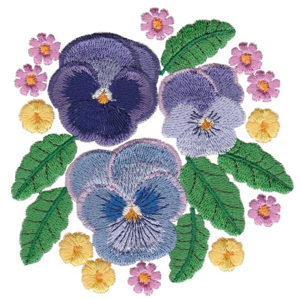 Pansy Posies Small | OregonPatchWorks