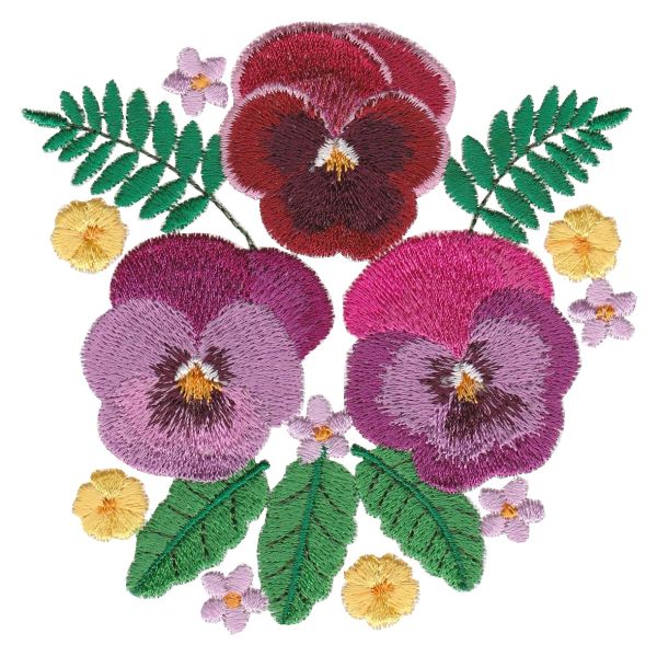 Pansy Posies Small | OregonPatchWorks