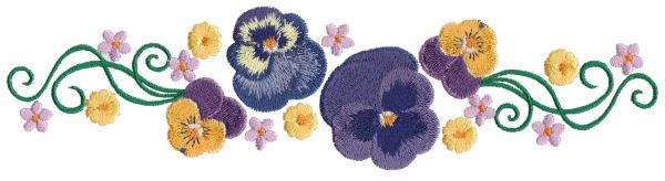 Pansy Borders Extra Large-6
