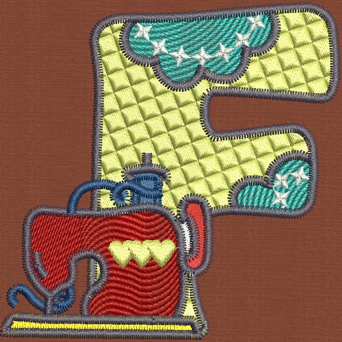 Sewing Alphabet -9