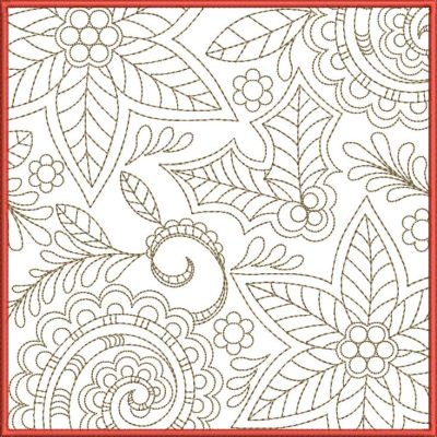 Poinsettia Quilt Blocks-4