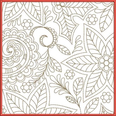 Poinsettia Quilt Blocks-5