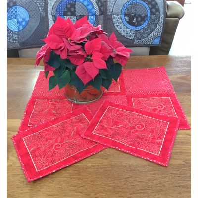 Poinsettia Quilt Blocks-9