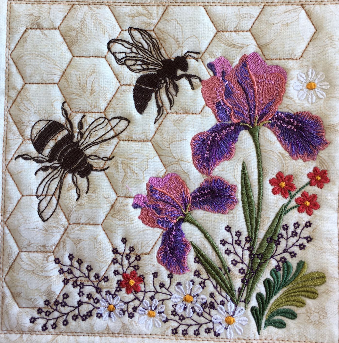 Bees and Flowers | OregonPatchWorks