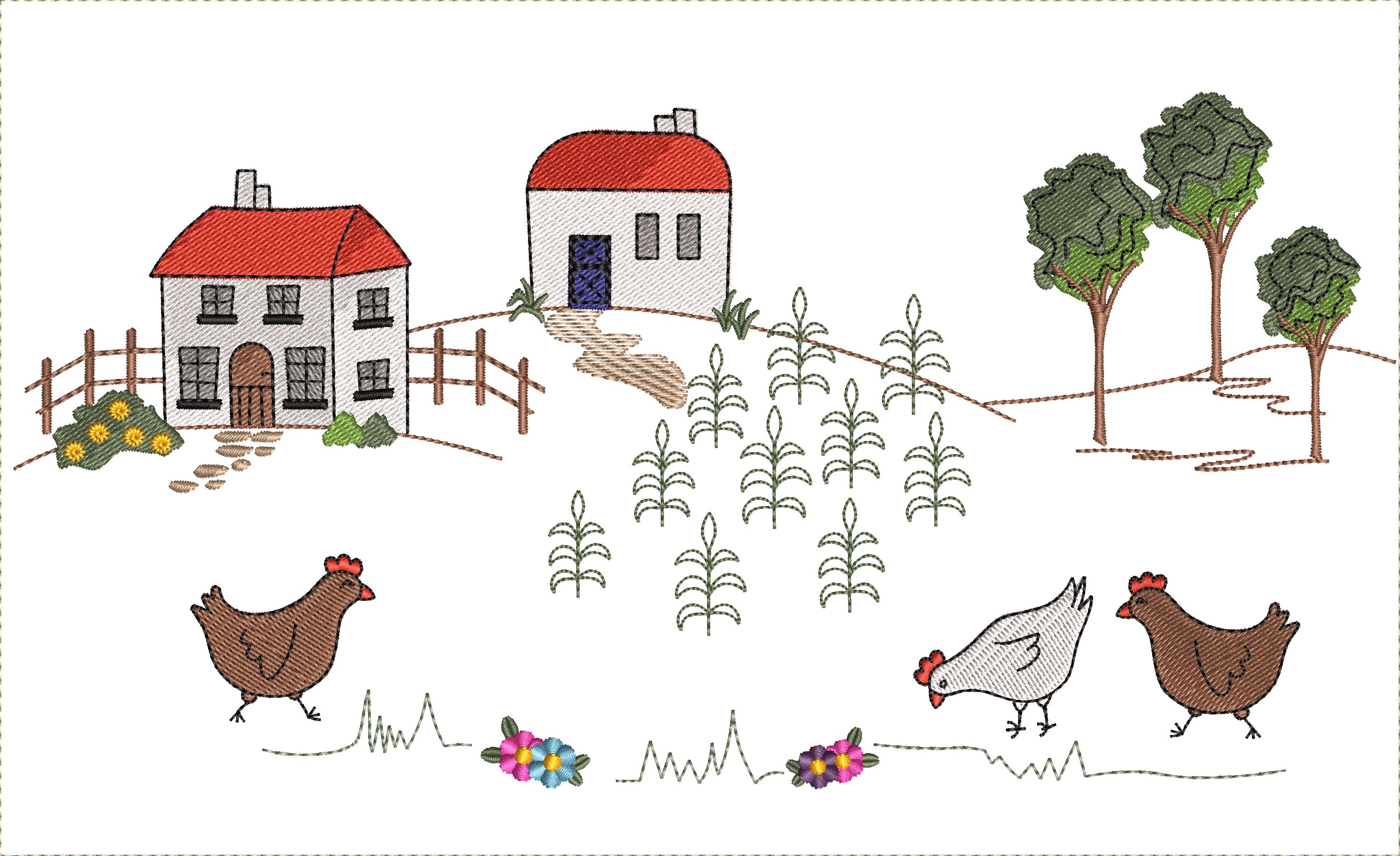 FARM SCENE PLACEMATS-5