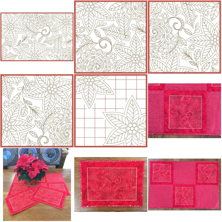 Poinsettia Quilt Blocks