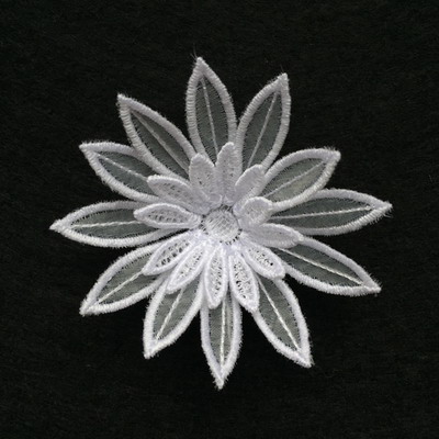 3D Organza Flower 3 -5