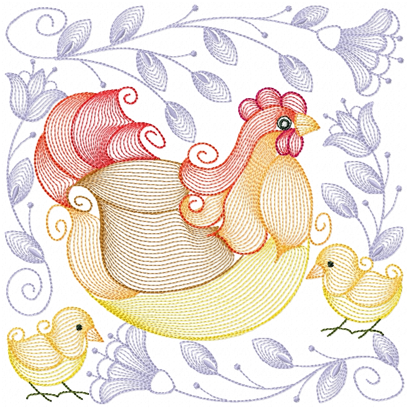 Rippled Chickens -6