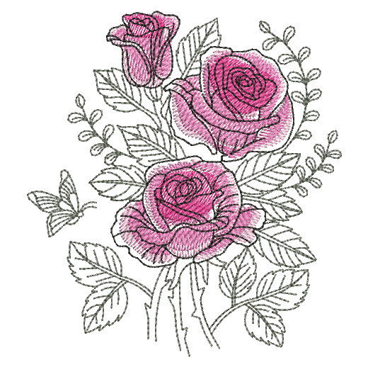 Sketched Flowers-3