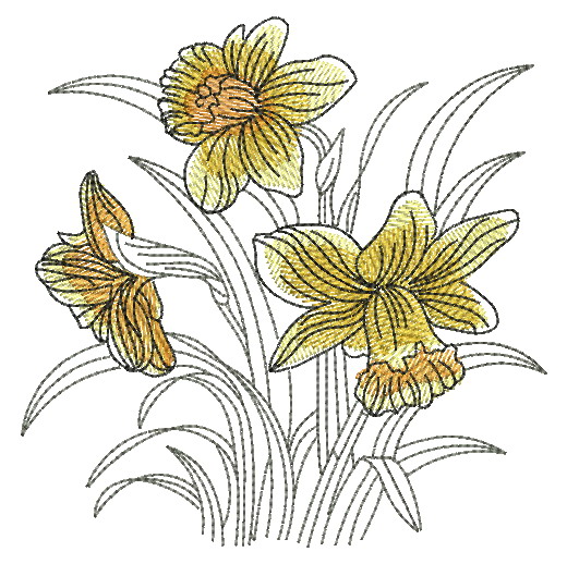 Sketched Flowers-4