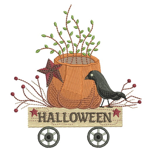 Folk Art Halloween 2-14