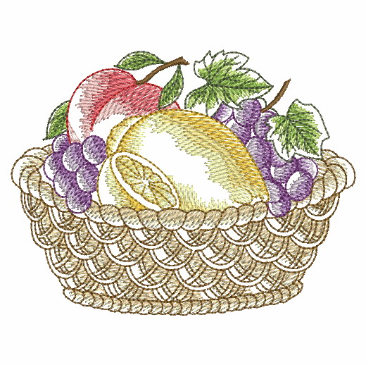 Basket Of Fruit 3 | OregonPatchWorks