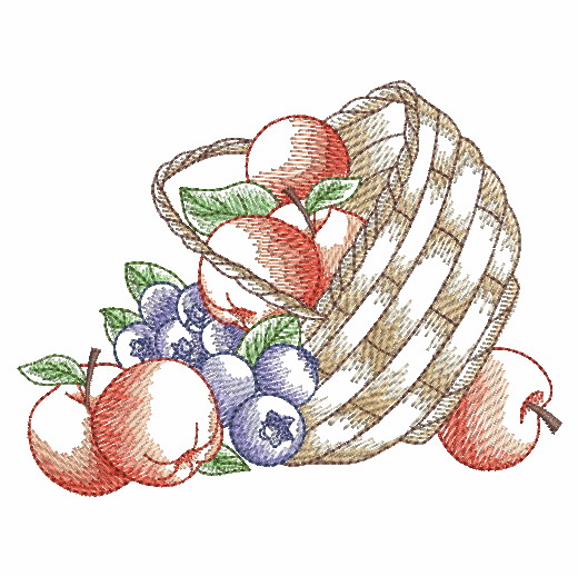 Basket Of Fruit 3 | OregonPatchWorks