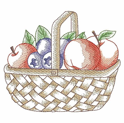 Basket Of Fruit 3 | OregonPatchWorks