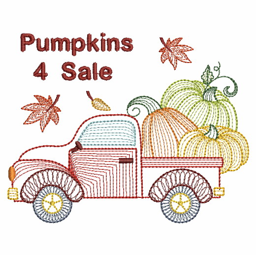 Pumpkin Truck-6