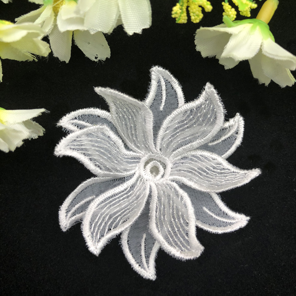 3D Organza Flower 4-10