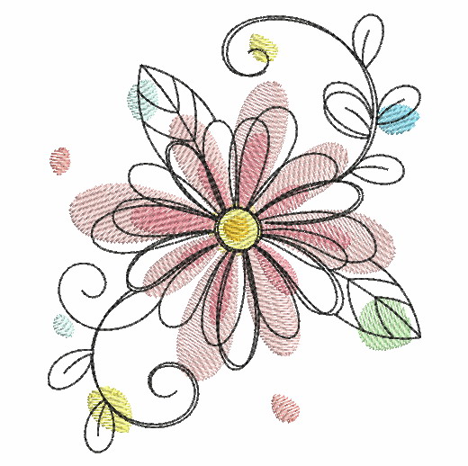 Doodle Flowers 3 