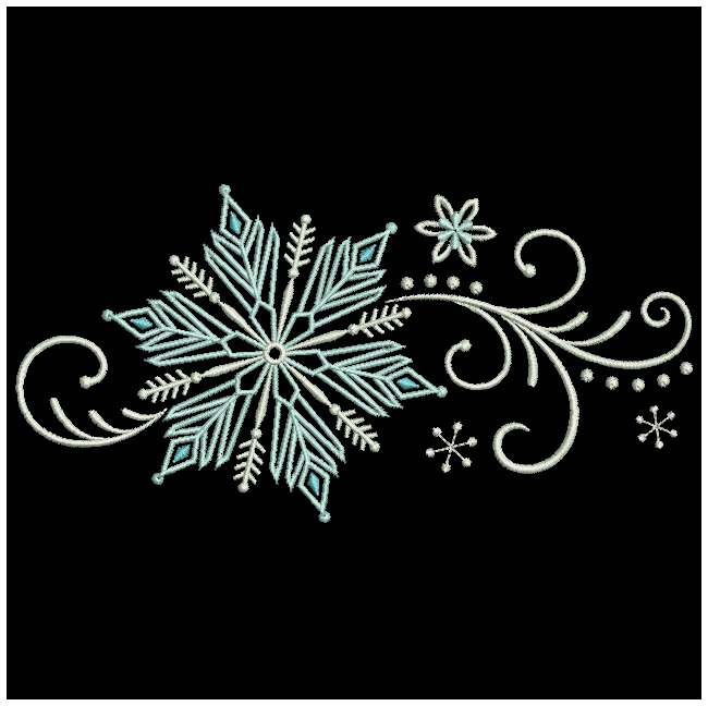 Filigree Snowflake Border-3