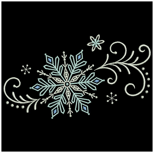 Filigree Snowflake Border-4