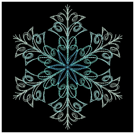 Calligraphic Snowflakes-3