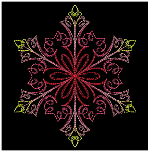 Calligraphic Snowflakes-4