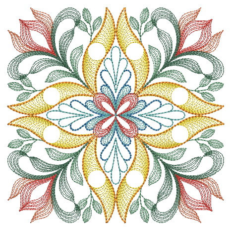 Artistic Floral Quilt-12