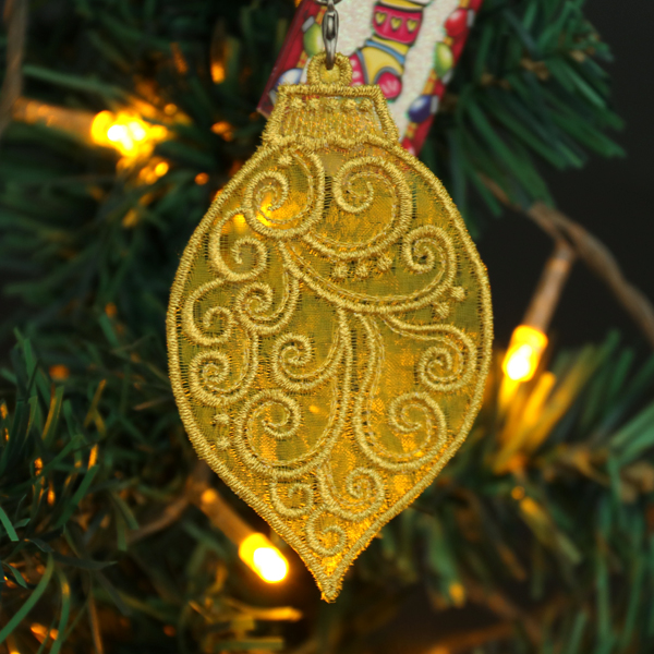 Organza Christmas Ornaments-10