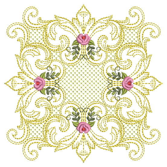 Baroque Roses Quilt-4