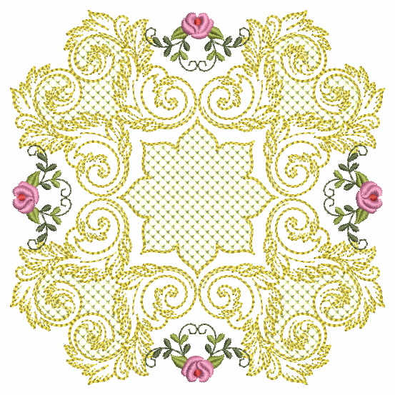 Baroque Roses Quilt-6