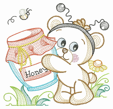 Vintage Honey Bear-6