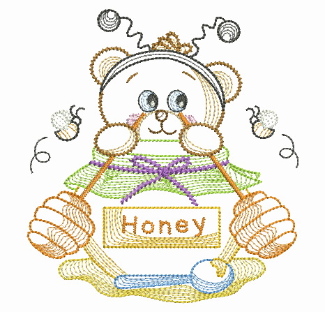 Vintage Honey Bear-9
