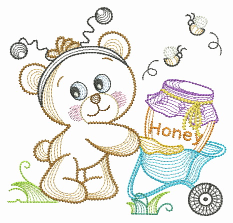 Vintage Honey Bear-10