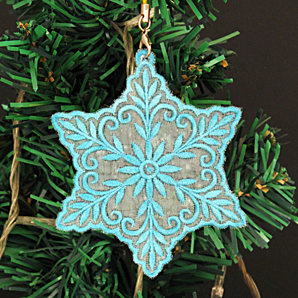 Organza Christmas Ornaments 2-5