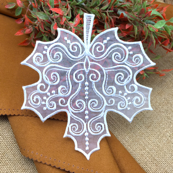 Organza Autumn Ornaments-5