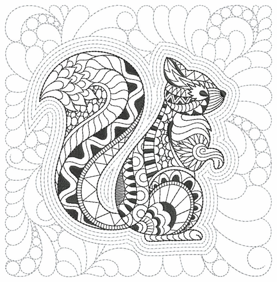 Trapunto Blackwork Treasures-3