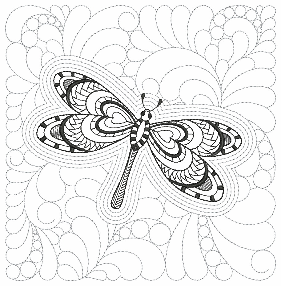 Trapunto Blackwork Treasures-4