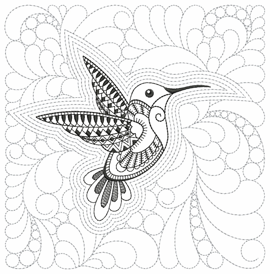 Trapunto Blackwork Treasures-12