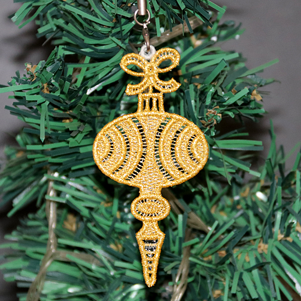 FSL Golden Christmas Ornaments-6