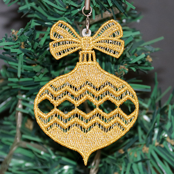 FSL Golden Christmas Ornaments-11