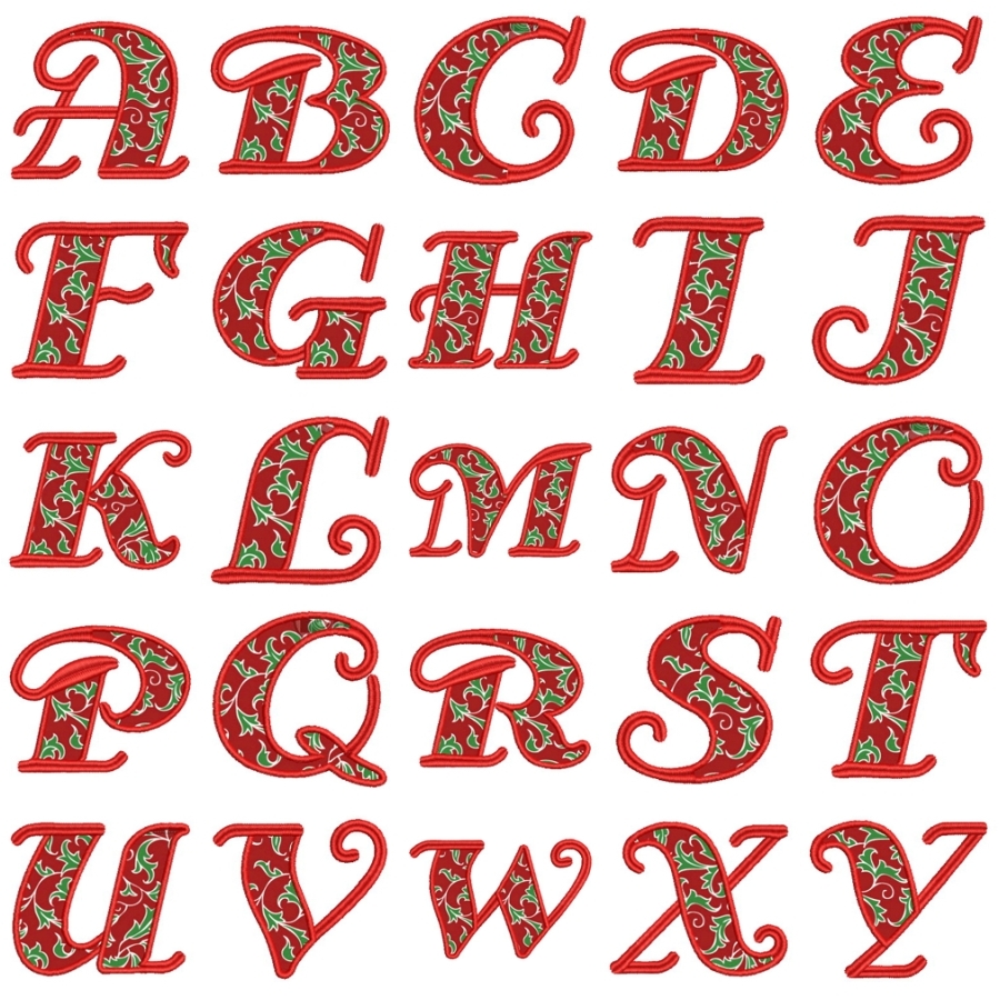 Applique Alphabets 