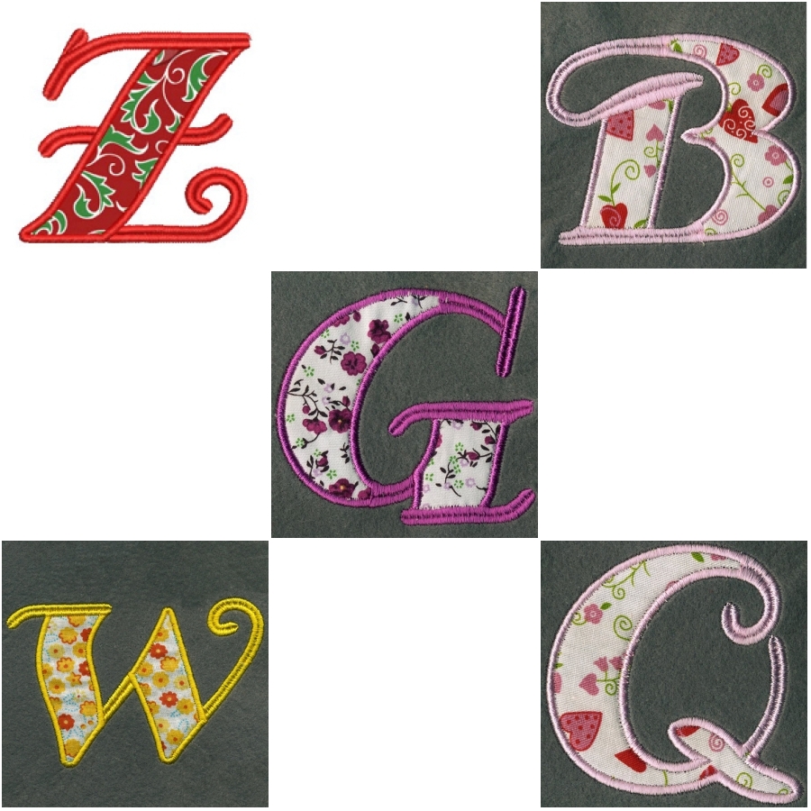 Applique Alphabets 