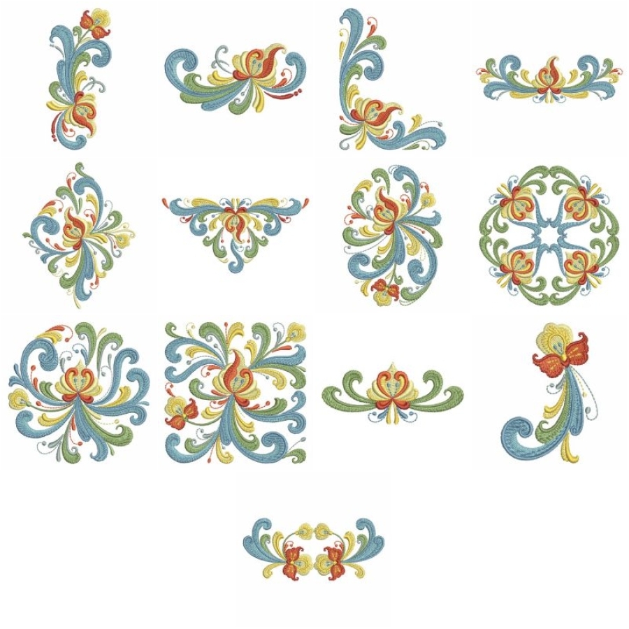 Rosemaling Decor 