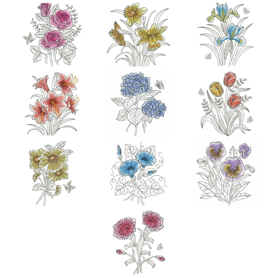 Sketched Flowers