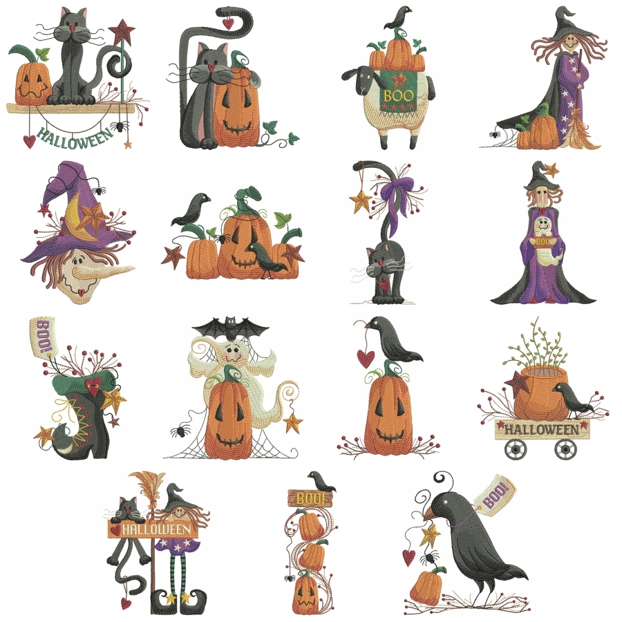 Folk Art Halloween 2