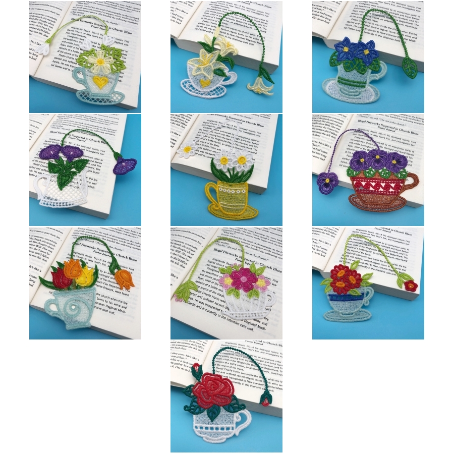 FSL Floral Bookmarks 3