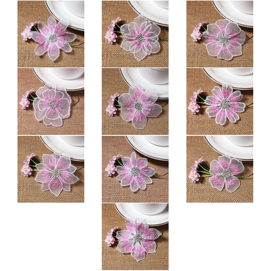 Organza Flowers