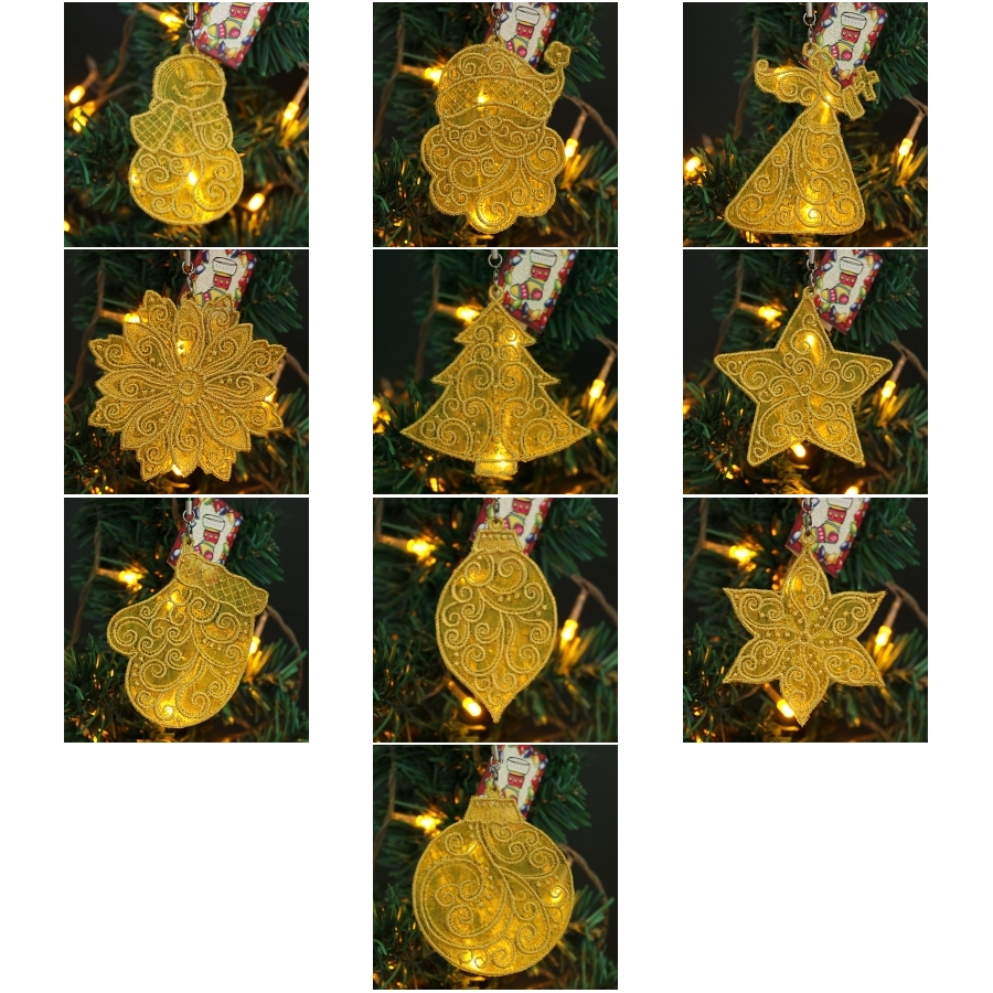 Organza Christmas Ornaments