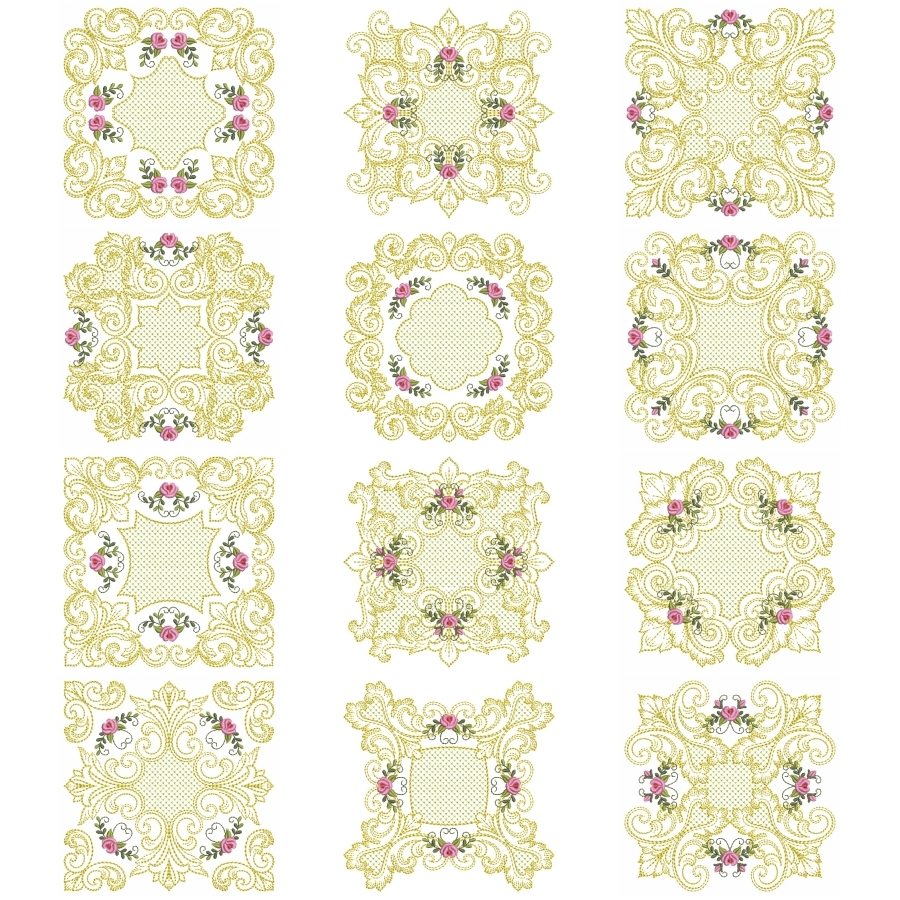 Baroque Roses Quilt