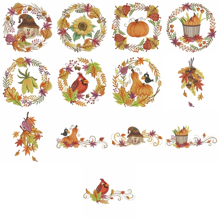 Watercolor Autumn Delights